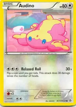 Audino RC17/RC25 Legendary Treasures: Radiant Collection Common NM Pokemon TCG - Image 1