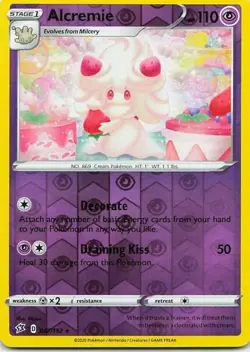 Alcremie 087/192 Rebel Clash Rare NM Pokemon TCG - Image 1