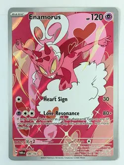 Enamorus #180/167 Full Art Holo Rare SV06: Twilight Masquerade Pokemon NM - Image 1