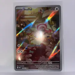 Pokemon: Stufful Illustration Rare IR Full Art Holo Mega 154/132 (Near Mint) - Image 1