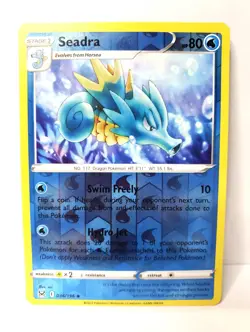 Pokemon TCG - Seadra - Reverse Holo - 036/196 - Lost Origin - NM/MINT - Image 1
