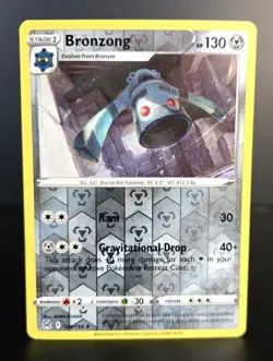 Pokemon TCG - BRONZONG - 126/196 - Reverse Holo - Lost Origin (2022) - NM/MINT - Image 1