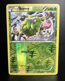 Pokemon TCG - BURMY - 2/124 - REVERSE HOLO - XY: FATES COLLIDE (2016) - NM+ - Image 1