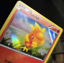 Pokemon TCG - TORCHIC - XY37 - SHEEN HOLO - BLACK STAR PROMO - XY (2014) - LP - Image 4