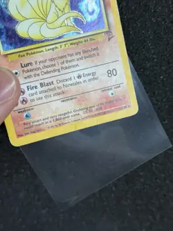 Pokemon Ninetales 13/130 Holo Base Set 2 - Image 3