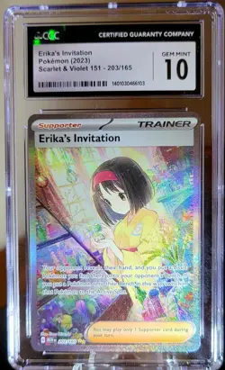 Pokemon TCG Erika's Invitation Scarlet & Violet - 151 203/165 Special CGC 10 - Image 1
