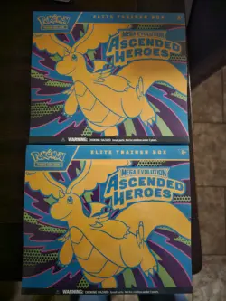 TWO (2)- Pokemon TCG - Ascended Heroes Elite Trainer Box ETB | New & Sealed - Image 1