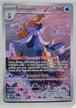 Pokemon TCG Samurott 107/086 Sv: White Flare Illustration Rare Holo - Image 1