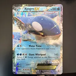 Pokemon Groudon EX 85/160 NM and Kyogre EX Promo #XY41 NM - Image 3