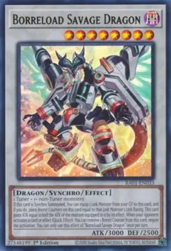 Borreload Savage Dragon - RA01-EN033 - Ultra Rare - 1st Edition NM Yugioh 25th A - Image 1