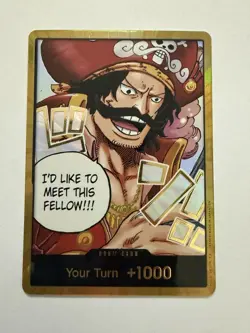 One Piece CCG - Gol.D.Roger GOLD DON!! Card - Carrying On His Will OP-13 English - Image 1