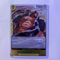 One Piece CCG Bartholomew Kuma Egghead/Revolutionary Army EB04-054 Rare Nm - Image 1