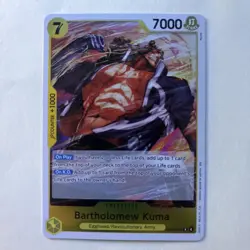 One Piece CCG Bartholomew Kuma Egghead/Revolutionary Army EB04-054 Rare Nm - Image 2