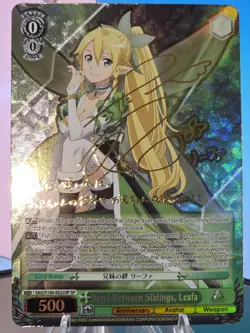 Weiss Schwarz Bond Between Siblings Leafa SP (English) - Image 3