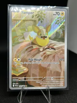 Yamper - 099/094 - Illustration Rare - Phantasmal Flames - Pokemon Card - NM/M - Image 1