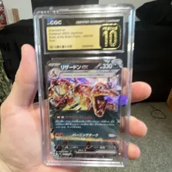 Charizard ex 066/108 Ruler of the Black Flame Holo CGC 10 Graded Pokemon Card - Image 1
