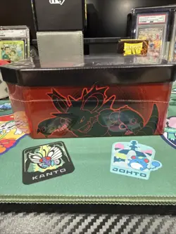 Pokemon Cards Destined Rivals Team Rocket Tin Nidoking EX Promo 5 Booster Packs - Image 3