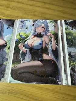 Dream Couple 2 Premium Trifold Card Sexy Waifu Goddess Story ShengKa Shenhe - Image 4