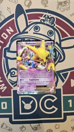 Alakazam EX 25/124 XY Fates Collide Ultra Rare Holo Pokemon Card - NM - Image 1