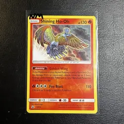 NM Shining Ho-Oh SM70 SM Promo Holo Rare 2017 Pokemon TCG Basic Card English - Image 1