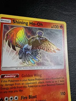 NM Shining Ho-Oh SM70 SM Promo Holo Rare 2017 Pokemon TCG Basic Card English - Image 2