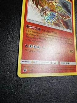 NM Shining Ho-Oh SM70 SM Promo Holo Rare 2017 Pokemon TCG Basic Card English - Image 4