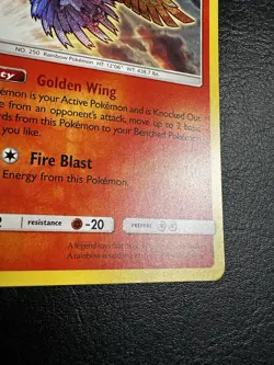 NM Shining Ho-Oh SM70 SM Promo Holo Rare 2017 Pokemon TCG Basic Card English - Image 5