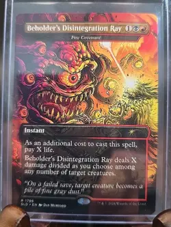 Beholder's Disintegration Ray - Fire Covenant Secret Lair MTG Regular Near Mint - Image 1