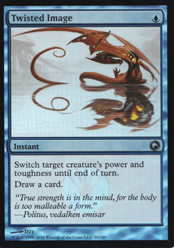 1x Twisted Image FOIL Scars of Mirrodin English Near Mint MTG - Image 1