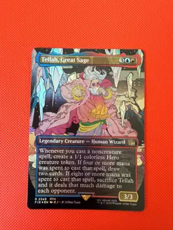 Tellah, Great Sage (Borderless) Foil R FINAL FANTASY 349 NM - Image 1