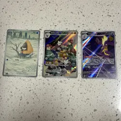 Pokemon 3 Card IR Lot Snorunt 227/217, Excadrill 174/162 & Toxtricity 103/094 - Image 1