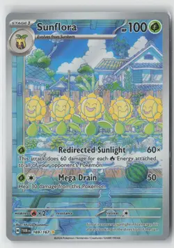 Sunflora 169/167 Illustration Rare Twilight Masquerade Pokemon NM - Image 1