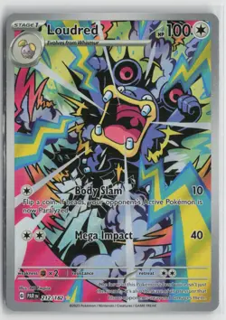 Loudred 212/182 Illustration Rare Paradox Rift Pokemon NM - Image 1