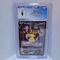 CGC 9 Mimikyu V Full Art Brilliant Stars 2022 Pokemon Card #TG16 - Image 1