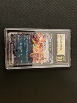 🔥🔥🔥 CGC 10 Charizard Ex 115/190 RR Japanese Pokemon Shiny Treasure - Image 4