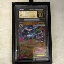 Mega Charizard X ex CGC Pristine 10 Japanese Holo Inferno X 013/080 Pokemon TCG - Image 1