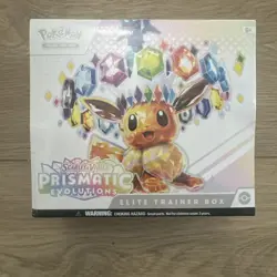 ✅Pokemon Prismatic Evolutions Elite Trainer Box ETB | | (Plastic Rip See Pics)✅ - Image 1