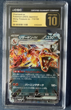 Charizard ex Shiny Treasure ex CGC Pristine 10 Japanese Pokemon 115/190 Holo - Image 1