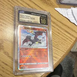 Pokemon Radiant Charizard 001/038 Sv Ruler Black Flame Japanese CGC 10 - Image 1