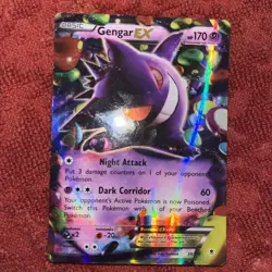 Pokemon Gengar EX TCG Card 34/119 Phantom Forces Ultra Rare /MP - Image 1