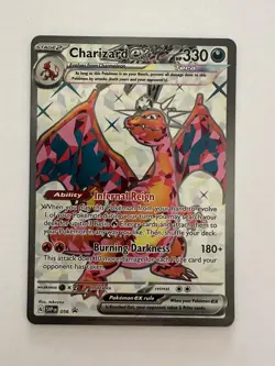 2023 Pokemon CHARIZARD EX #056 Black Star Promos Scarlet & Violet SVP Holo ENG - Image 1