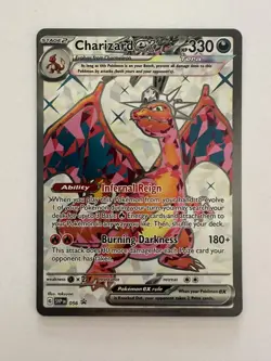2023 Pokemon CHARIZARD EX #056 Black Star Promos Scarlet & Violet SVP Holo ENG - Image 3