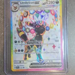 Pokemon TCG Umbreon EX 176 & Espeon EX 175 SVP Prismatic Evoultions Promos - Image 3