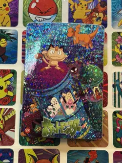 Pokemon Pikachu Vintage Pocket Monsters Vending HOLO Prism Sticker Nintendo 98 - Image 1