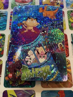 Pokemon Pikachu Vintage Pocket Monsters Vending HOLO Prism Sticker Nintendo 98 - Image 3