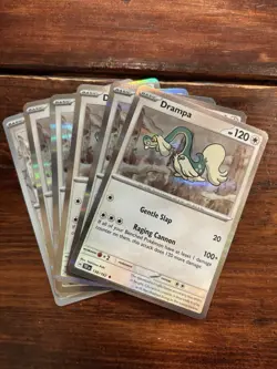 (6) Pokemon TCG Drampa 138/162 Holo & Reverse Holo LOT! Temporal Forces - Image 1