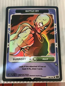 VCARD TCG - Battle Cry Holo Foil 189/190, 1st Edition, GAMERSUPPS Card Game - Image 1