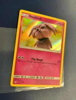 Snubbull 15/18 Pokemon Detective Pikachu Common Holo MINT CONDITION Card - Image 2