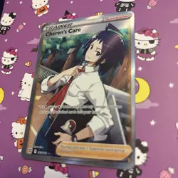 Pokemon TCG Cheren's Care 168/172 Brilliant Stars Holo Ultra Full Art Rare - Image 2