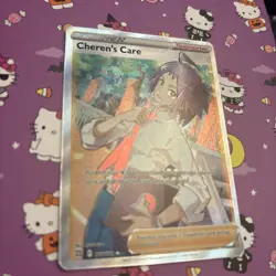 Pokemon TCG Cheren's Care 168/172 Brilliant Stars Holo Ultra Full Art Rare - Image 3